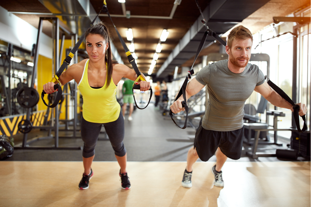 Full body outlet suspension trainer workout